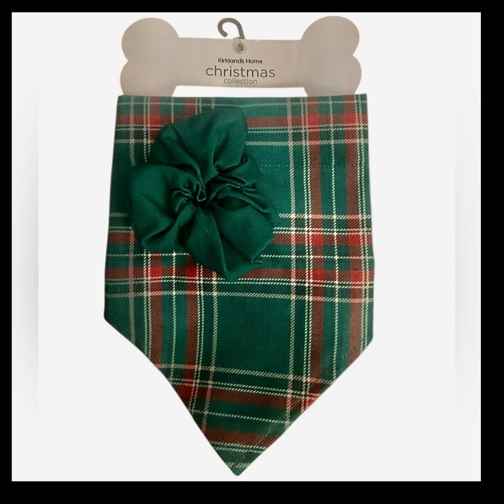 •NWT Kirklands Home Christmas Collection Dog/Owner Set Includes Scrunchie